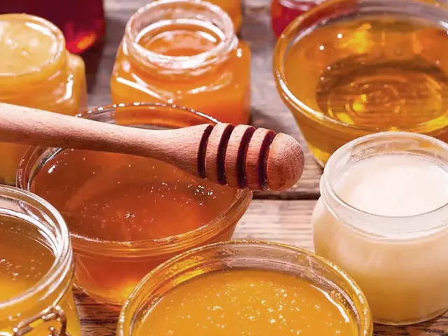 Different types of honey